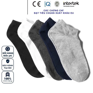 Tất Vớ Ngắn Cao Cấp MenSportsVn Socks Vải Cotton Kháng Khuẩn Chống Mùi Hôi Màu Trắng Đen Basic Đẹp