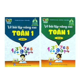 Sách Combo Vở bài tập nâng cao Toán lớp 1 (2 tập)