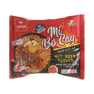 [GÓI LẺ ] Mì Bò Cay ăn liền Vifon , gói bự 105g, sợi mì dài, to