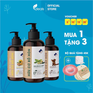 Nước Rửa Chén Bồ Hòn Hữu Cơ ECOCARE 500ml - Sạch dầu mỡ, tinh dầu khử mùi, tiết kiệm 30% nước