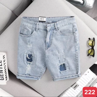 Quần Short Jean Nam thêu chất bò cotton,quần lửng jean, Quần rin nam ngắn NHIỀU MẪU ĐẸP QS225