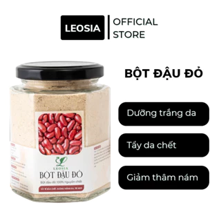 Bột Đậu Đỏ hữu cơ Leosia đắp mặt nạ tẩy da chết Body | 140G