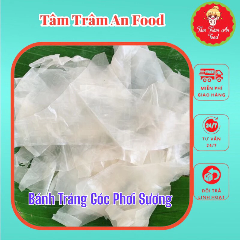 Bánh tráng rìa phơi sương BỘT GẠO 1kg