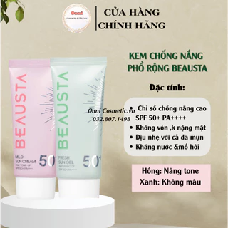 Kem Chống Nắng Beausta SPF 50+/PA++++