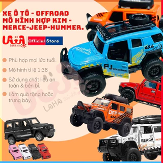 Xe mô hình đồ chơi Offroad-MERCEDES BENZ-JEEP WRANGLER-HUMMER-LAHAKIDS