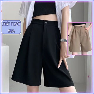 Quần Short Cạp Cao Quần Short Ôngs Rộng Dáng Lửng Ulzzang Siêu Năng Động Mã 279