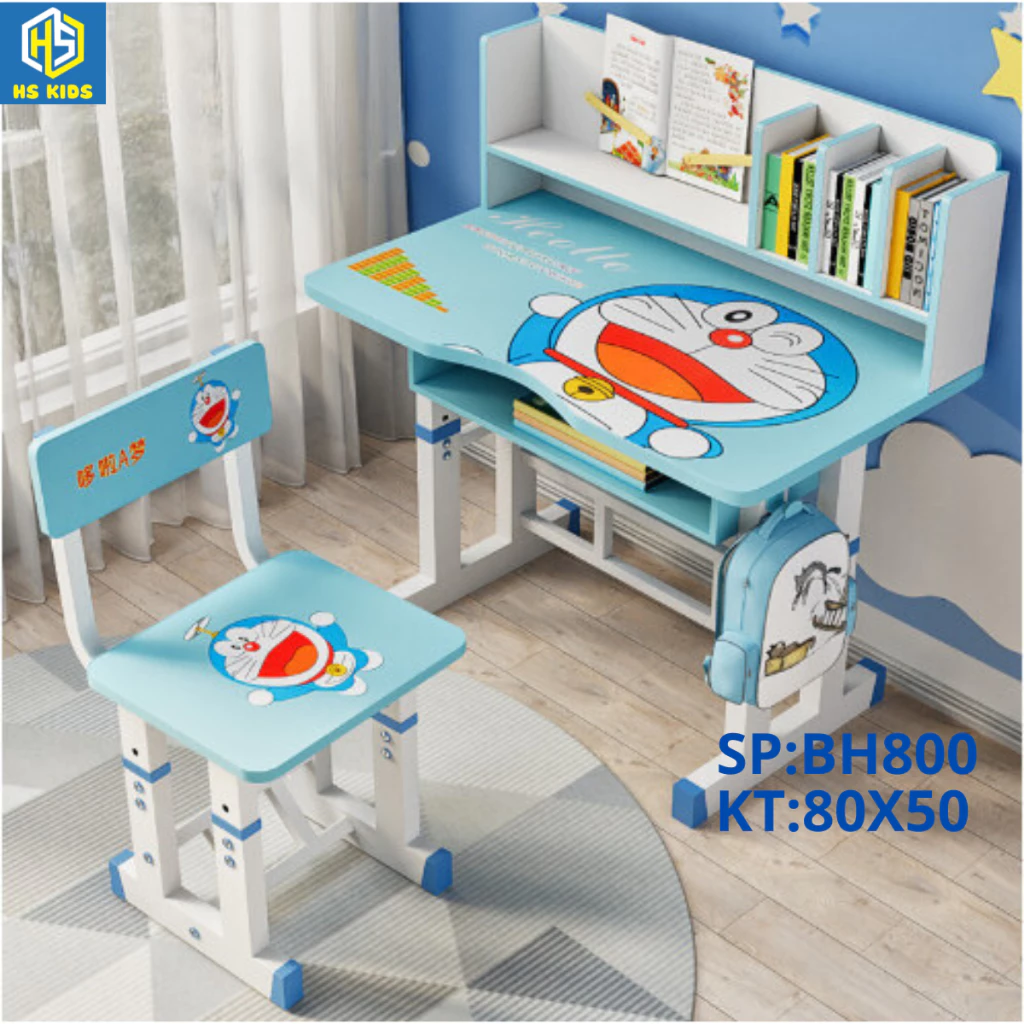 Bộ bàn ghế thông minh BH750 HS KIDS, Chống gù chống cận, tùy chỉnh độ cao, dành cho học sinh tiểu học