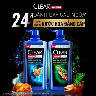 Clear Men Dầu Gội  Sạch Gàu 630g/900g