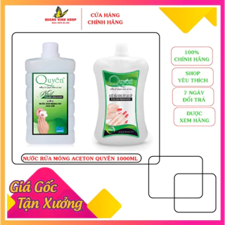 Nước rửa móng aceton Quyên 1000ml