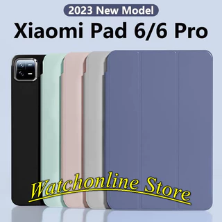 Bao Da Máy Tính Bảng Silicone Với Chức Năng Thức / Ngủ Tự Động Cho Xiaomi Mi pad 6 pro Mipad6 2023