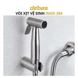 Vòi xịt vệ sinh bồn cầu inox sus304 cầm tay thông minh Debas VXI
