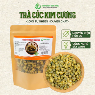 Trà Hoa Cúc Kim Cương Khô Sấy Lạnh Cao Cấp Chuẩn Organic –  Nụ Cúc Khô Dành Cho Người Mất Ngủ Giúp An Thần Ngủ Ngon