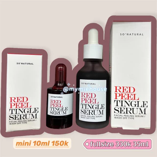 RED PEEL TINGLE SERUM - peel da không bong tróc ( dùng thử 5ml / 10ml )