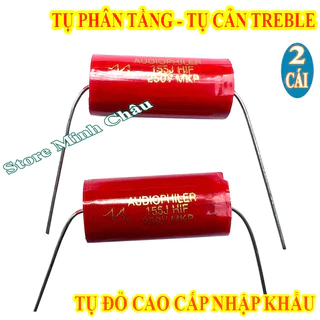 2 TỤ CHỐNG CHÁY LOA TREBLE 1,5MF 250V ĐỎ NHẬP KHẨU - TỤ PHÂN TẦN TRÉP - GIÁ 2 CHIẾC