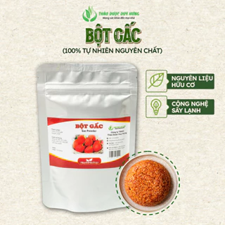 Bột Gấc Khô 100% Nguyên Chất Nấu Xôi - Bột Tạo Màu Rau Củ Tự Nhiên, Bột Làm Bánh