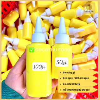 Bơ trứng gà béo tuýp 100ml - Cocothu Food