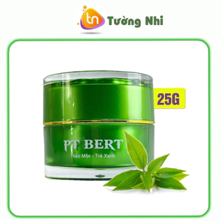 Kem Mụn Thảo Mộc Trà Xanh PT. BERT Giảm Mụn Mờ Thâm Làm Sáng Da 10g - 30g