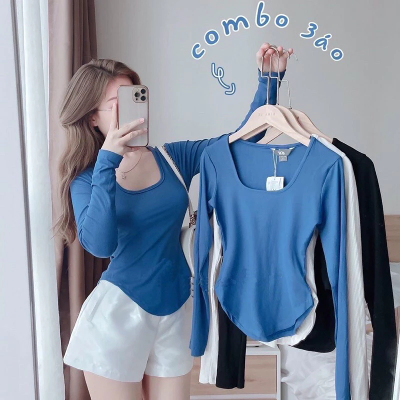 Áo thu đông Croptop LEN TĂM , vạt bầu cổ vuông ôm body. mã CRT04