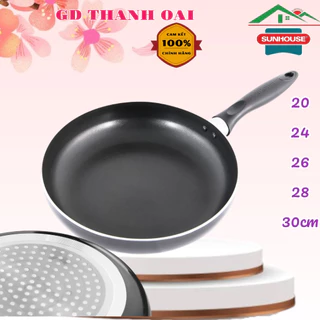 Chảo chống dính đáy từ sunhouse đủ size SHM20 - SHM30 (20/24/26/28/30cm)