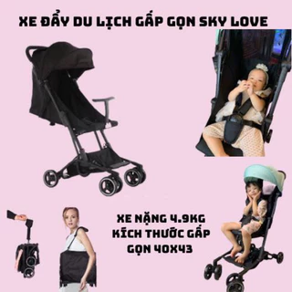 Xe đẩy du lịch gấp gọn cho bé Sky Love