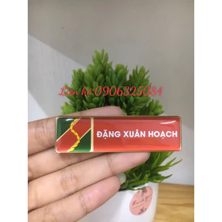 Bảng Tên Ngân Hàng In Theo Yêu Cầu - Kích Thước 70x20mm