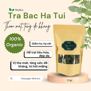 TRÀ BẠC HÀ ORGANIC (TÚI/50gr) - Vị the mát, tăng sức đề kháng