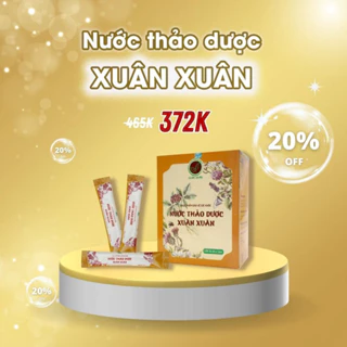 [Azooo] Nước Thảo Dược Xuân Xuân Đẹp Da Cân Bằng Nội Tiết Tố Nữ (dạng gói)