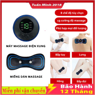 Miếng Dán Massage Xung Điện Máy Massage Toàn Thân 8 Chế Độ-19 Cường Độ Giảm Đau Nhức Hiệu Quả