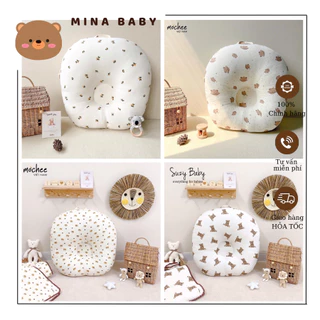 Gối chống trào ngược muslin Mochee