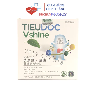 Tiêu độc vshine- Giúp mát gan, thải độc, giảm sẩn ngứa, mày đay (hộp 20 ống)