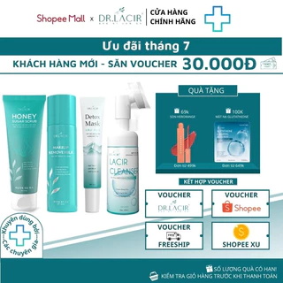 Bộ chăm sóc da Dr. Lacir 4 sản phẩm dành cho da dầu mụn LM32