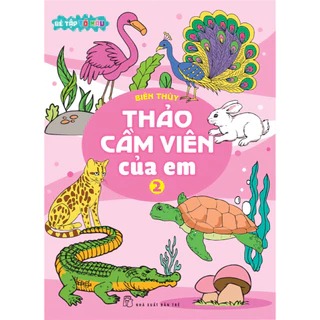 Sách - Bé tập tô màu - Thảo cầm viên của em 02