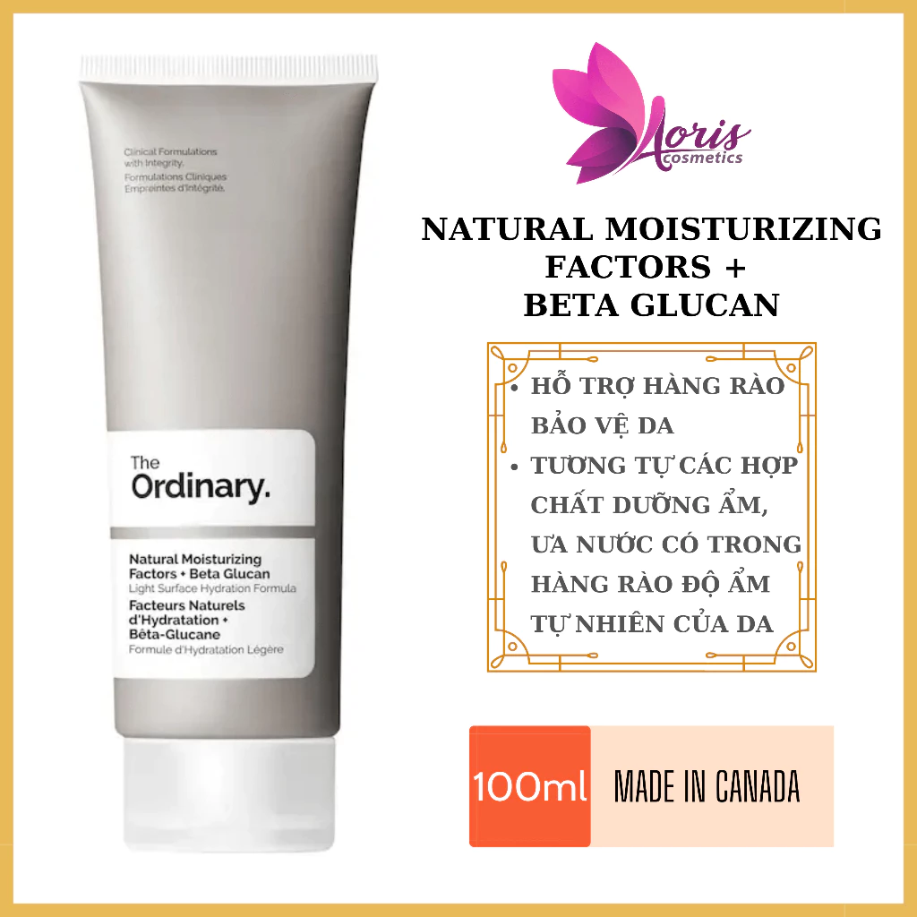 Kem dưỡng ẩm The Ordinary Natural Moisturizing Factors + Beta Glucan - 100mL