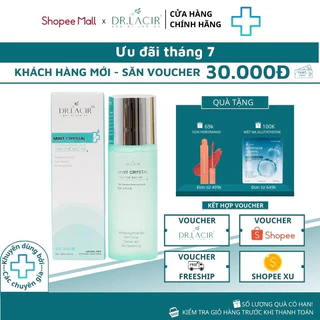 Toner dưỡng ẩm Dr. Lacir Mint Crystal giúp se khít lỗ chân lông làm trắng da thơm mát bạc hà 100ml