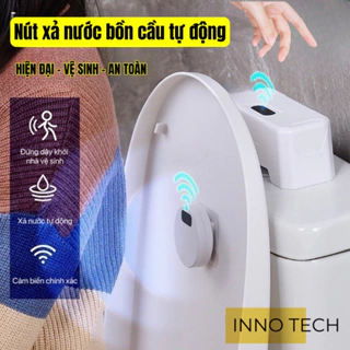 Nút tự động xả nước bồn cầu bằng cảm biến hồng ngoại, không chạm tay, chống thâm nước,  tự động xả nước bồn vệ sinh