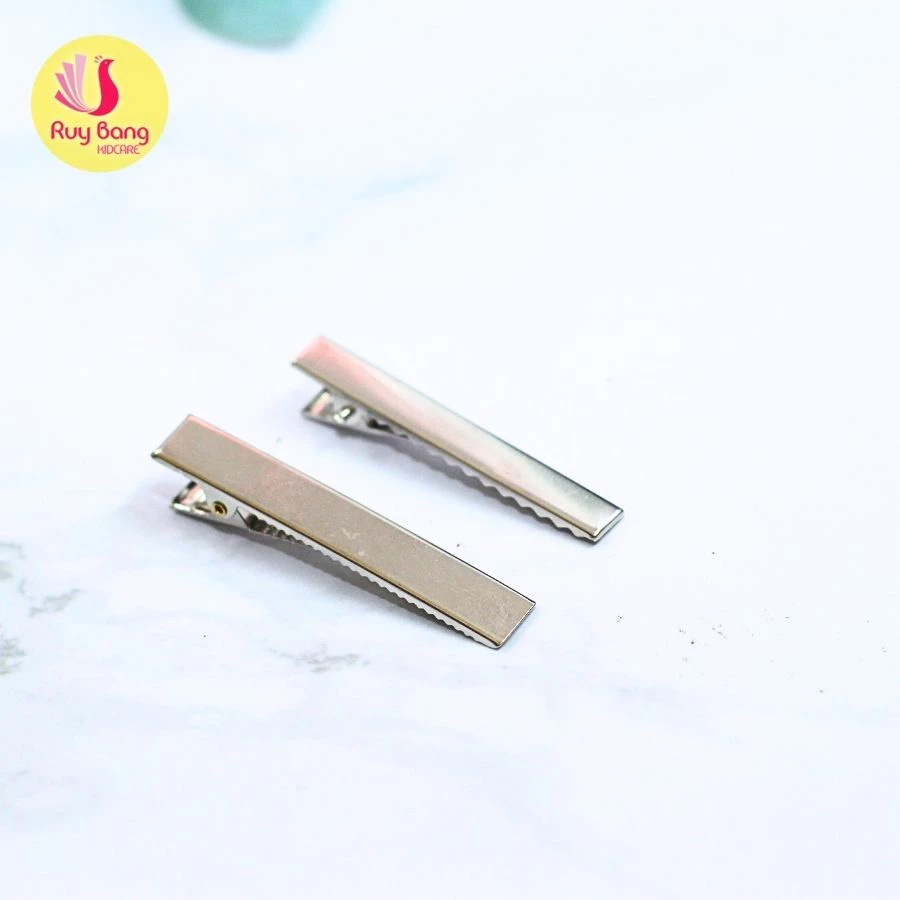 Kẹp tóc cá sấu 4.6cm - set 2 cái