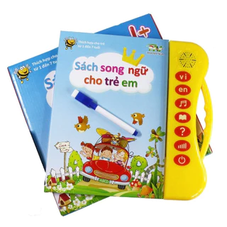 Sách điện tử song ngữ Anh - Việt Thanh Nga cho bé 1-7 tuổi, giúp bé thông minh học tốt tiếng anh