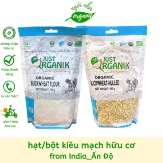 Bột kiều mạch hữu cơ nhập khẩu Ấn Độ 500g Organic Buckwheat Flour