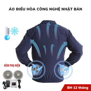 Áo Điều Hòa Chính Hãng Wameli Công Nghệ Nhật Bản Quạt 12V, áo chống nắng, áo điều hòa