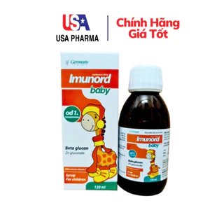 Siro tăng đề kháng Imunord Baby Giúp bé ăn ngon miệng, tăng đề kháng, hỗ trợ hệ miễn dịch - Chai 120ml