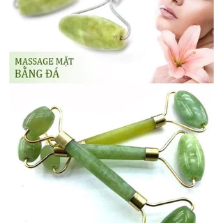 cây lăn masssage mặt 2 đầu bằng đá