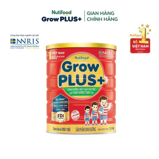 (Date 2026) Sữa bột Nutifood Growplus đỏ 1.5kg date mới