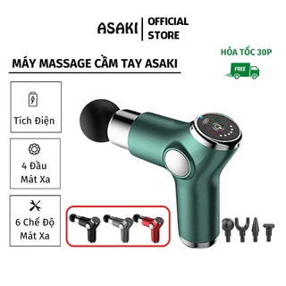 Dụng Cụ Massage ASAKI Máy Mát Xa Cầm Tay Đấm Lưng Giảm Mỏi Cổ Vai Gáy