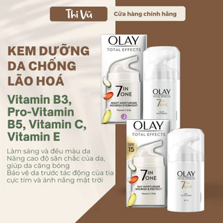 Kem dưỡng da chống lão hóa Olay Total Effects 7 in 1 Day-Nights 50ml - Thi Vũ