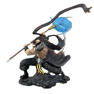 Mô Hình One Piece Râu Trắng trạng thái chiến đấu siêu ngầu có led ở quả cầu - cao 30 cm - Figure OnePiece - No Box