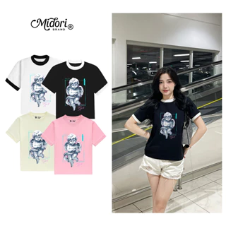 ÁoThun Baby Tee SPIRIT ANGEL unisex phông Nam Nữ Local Brand Chính Hãng Mi Midori