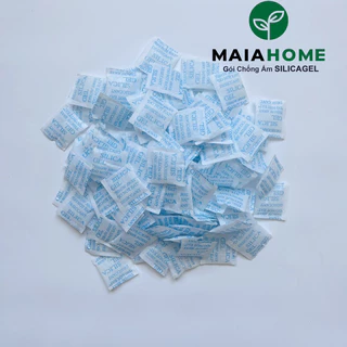 Gói hút ẩm đóng túi 200 Gram, loại gói 1/2/3/5/10/50/100/200gram Silica Gel - Hạt chống ẩm mốc, khử mùi