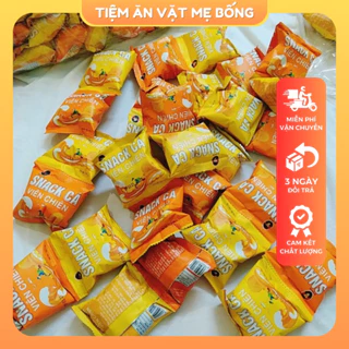 Snack Cá Viên Chiên Ba Anh Em Siêu Ngon 60 Gói Siêu Giòn Tiệm Ăn Vặt Mẹ Bống