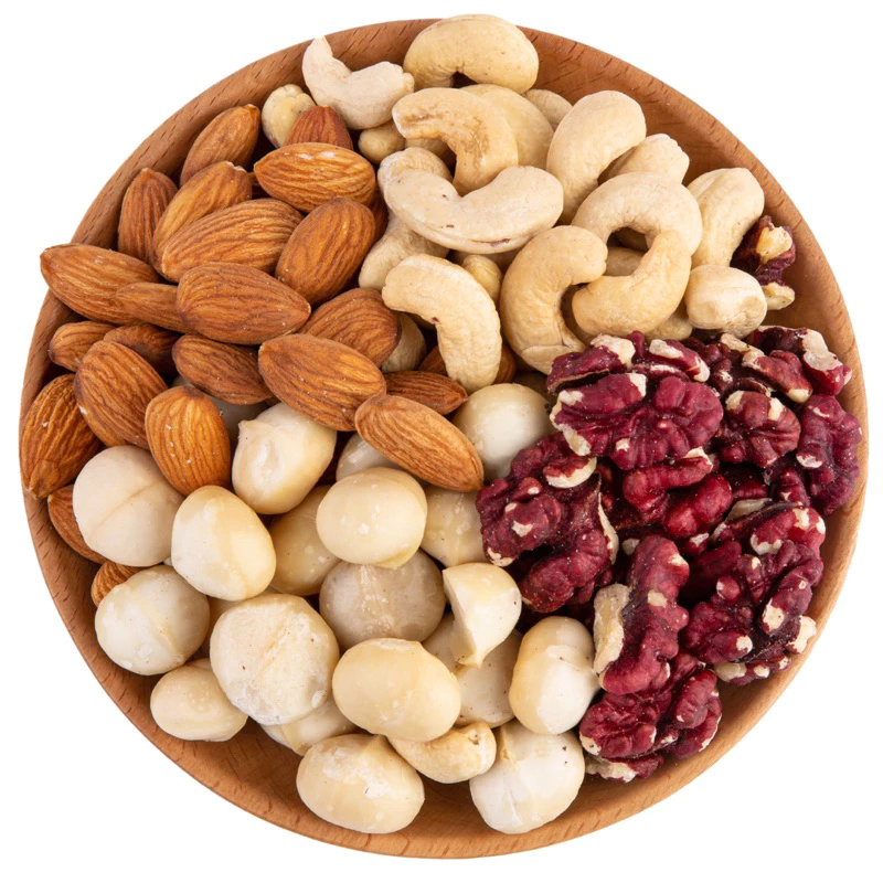 500Gr Mix hạt sấy chín nguyên vị. Có hồ sơ công bố, xuất hóa đơn công ty đầy đủ