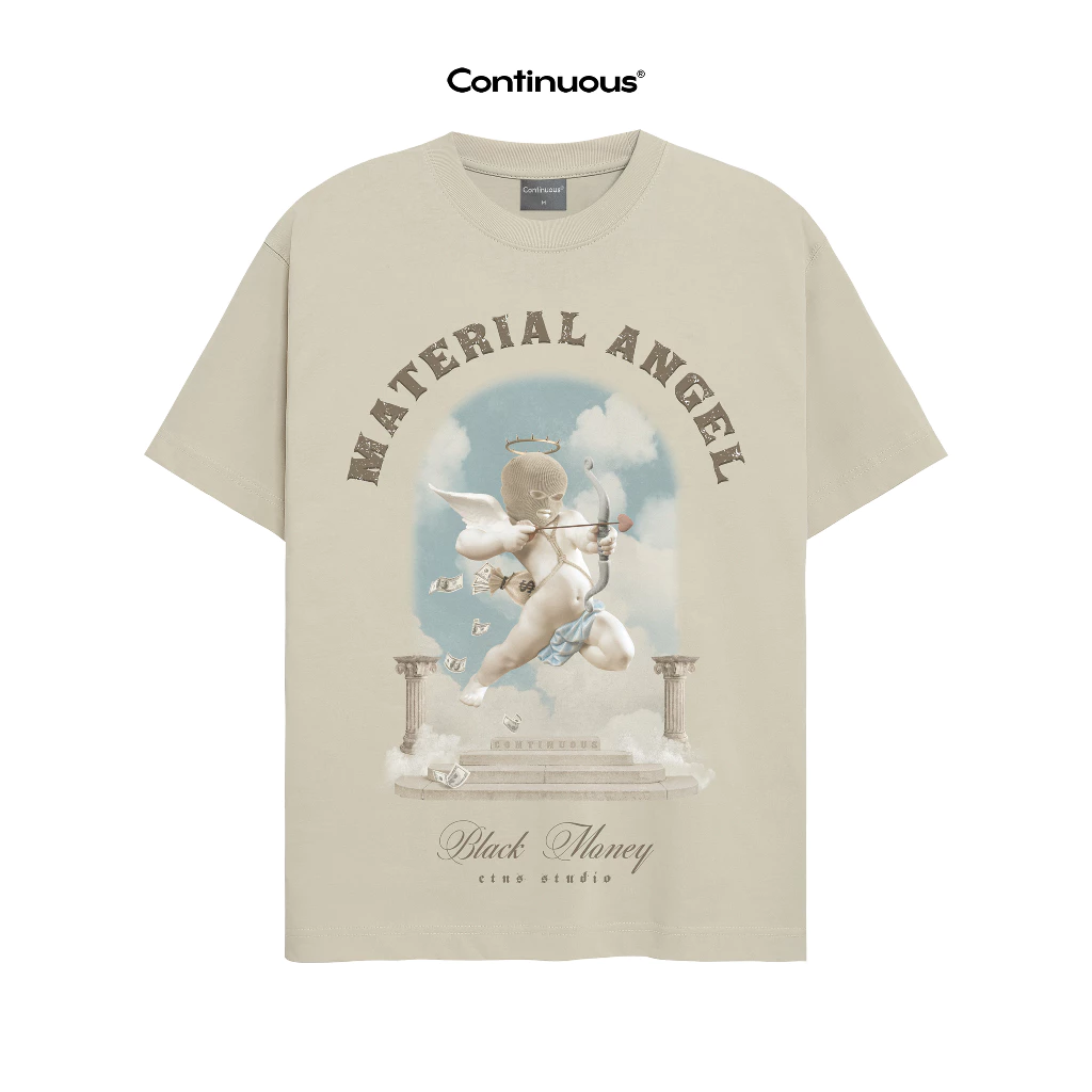 Áo thun Continuous - CTNS - MATERIAL ANGEL/ Beige